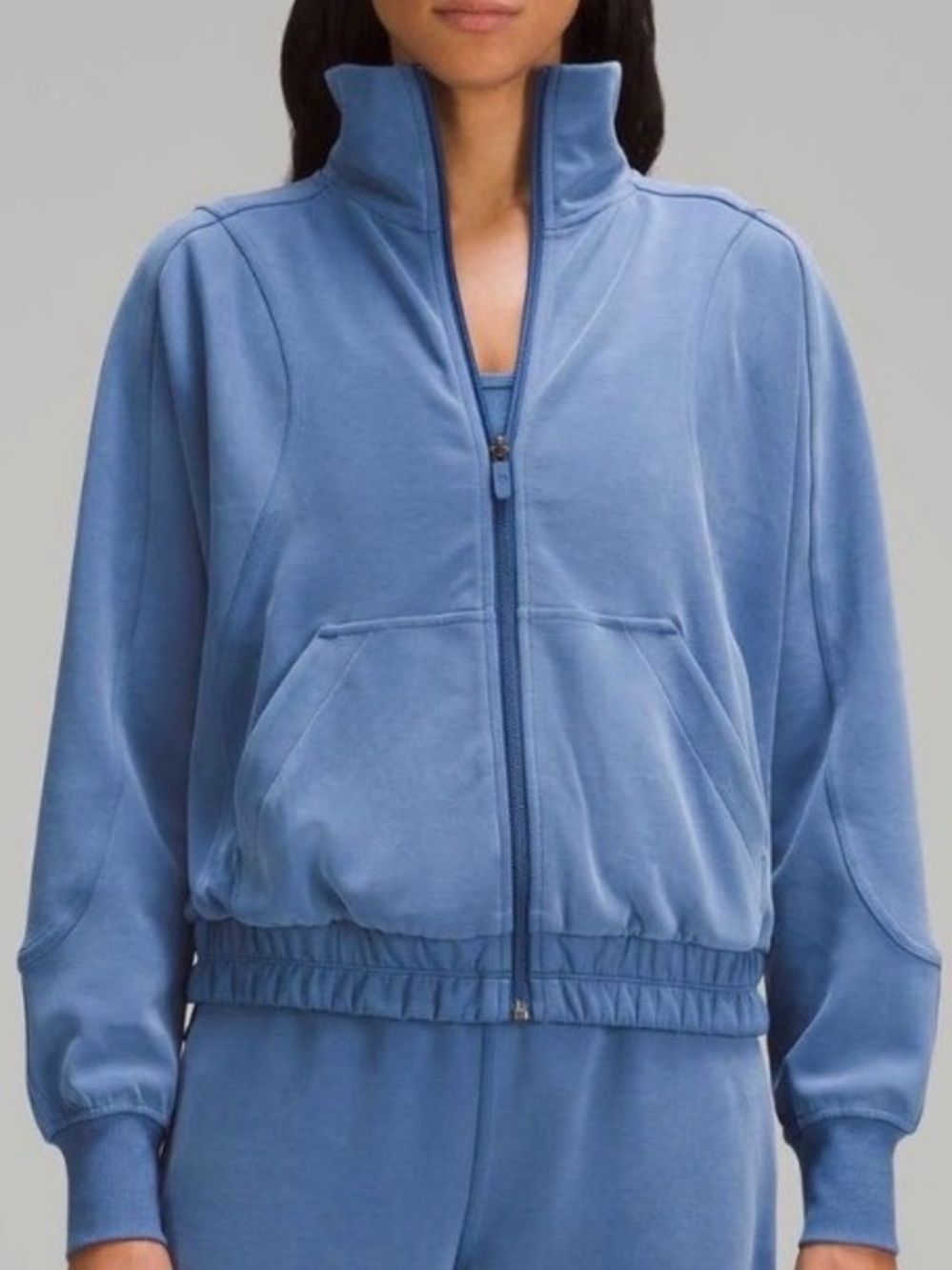 Lululemon Brushed Softstreme Funnel Neck Zip Up - 6